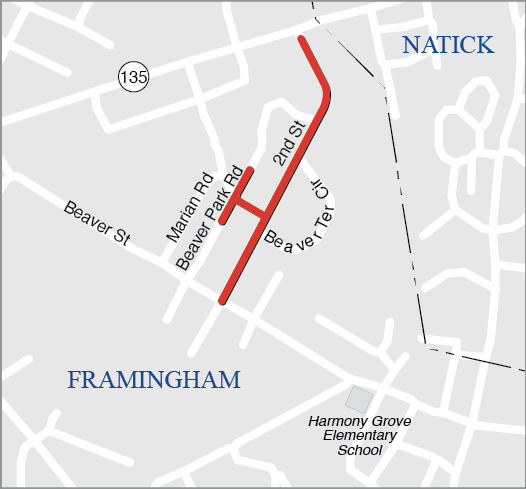 FRAMINGHAM: IMPROVEMENTS AT HARMONY GROVE ELEMENTARY SCHOOL (SRTS)